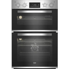 Beko BBADF22300X Built-In Double Electric Oven - Stainless Steel