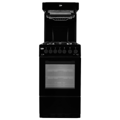 Beko KA52NEK Freestanding Gas Single Oven Cooker - Black