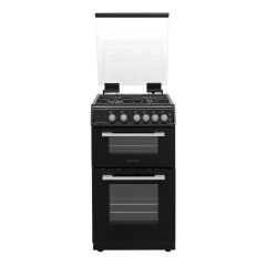 Montpellier MDOG50LK 50cm Double Gas Cooker in Black