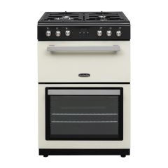 Montpellier MMRDF60FC 60cm Dual Fuel Mini Range Cooker in Cream